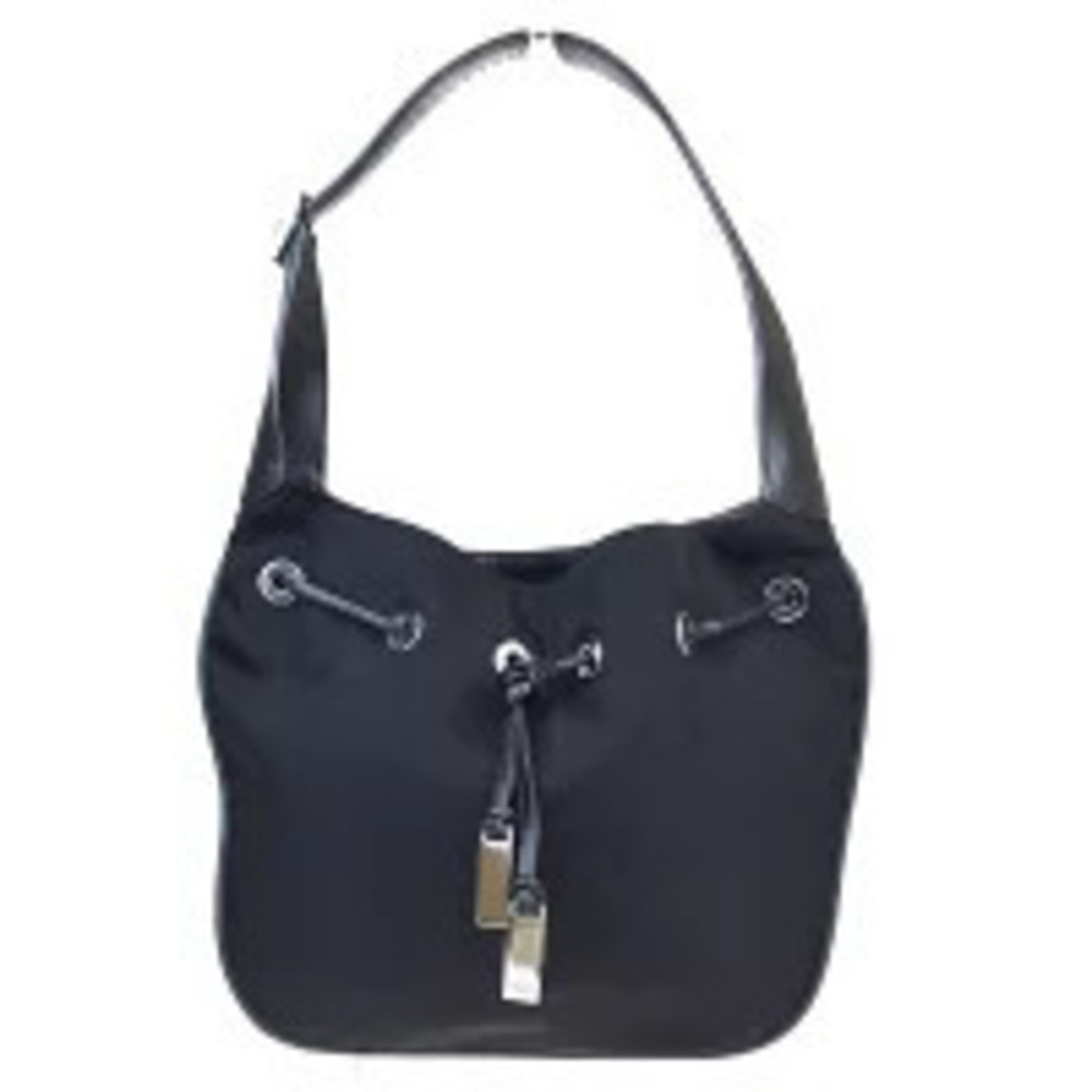 Gucci Leather Shoulder Bag Black